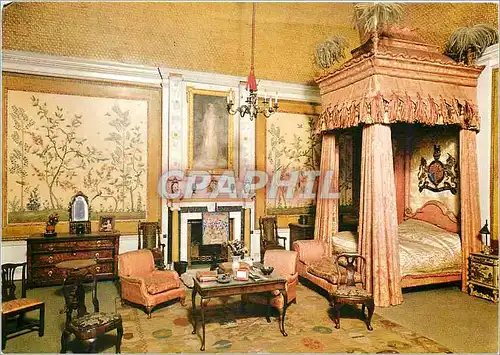 Cartes postales moderne Windsor Castle Queen Mary's Dolls House The King's Bedroom