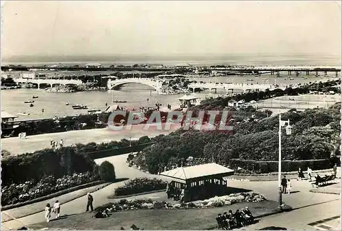 Moderne Karte Promenade Gardens and Lake Southport