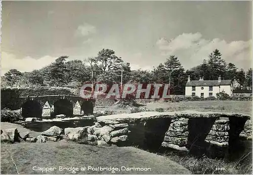 Cartes postales moderne Clapper Bridge at Postbridge Dartmoon