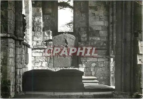 Moderne Karte Drybrugh Abbey Burial place of Sir Walter Scott