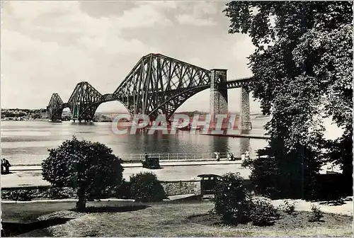 Moderne Karte The Forth Bridge and Esplanade South Queensferry