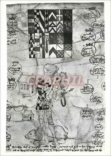 Cartes postales moderne British Museum The Rous Roll