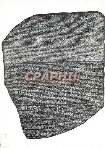 Cartes postales moderne British Museum Londres La pierre de Rosette Egypt