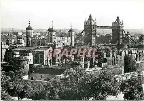 Cartes postales moderne The Tower and Tower Bridge