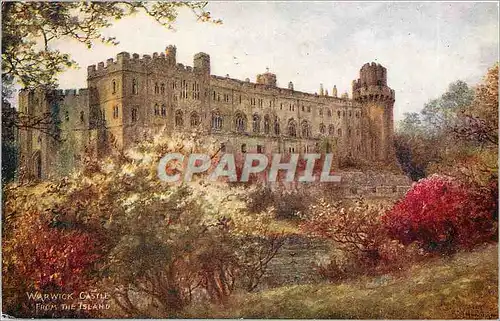 Cartes postales moderne Warwick Castle From the Island