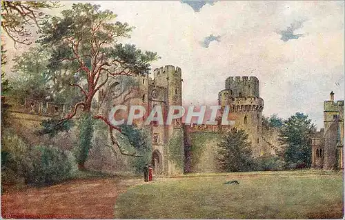 Cartes postales moderne Clook and Ceasar's Tower Warwick Castle