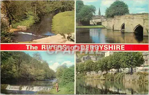 Cartes postales moderne The Rivers of Derbyshire