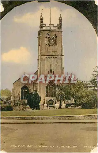 Moderne Karte Church from Town Hall  Dursley