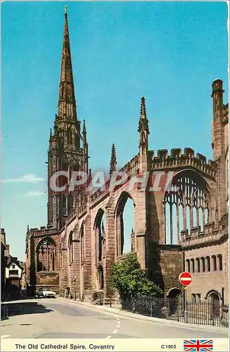 Moderne Karte The Old Cathedral Spire Coventry