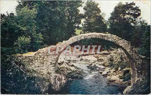 Moderne Karte The old Bridge at Carrbridge Inverness-shire