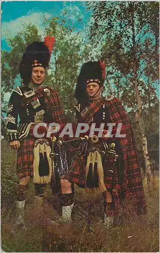 Cartes postales moderne Scottish Pipers Folklore