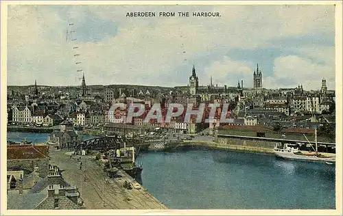 Moderne Karte Aberdeen From The Harbour