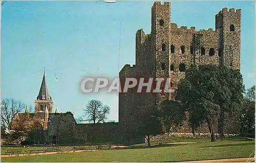 Moderne Karte Rochester Castle & Cathedral