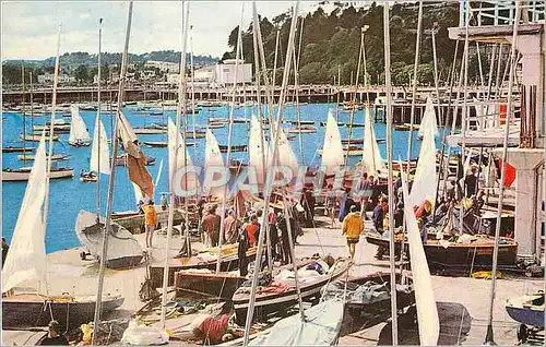 Moderne Karte White Wings Torquay Bateaux de peche