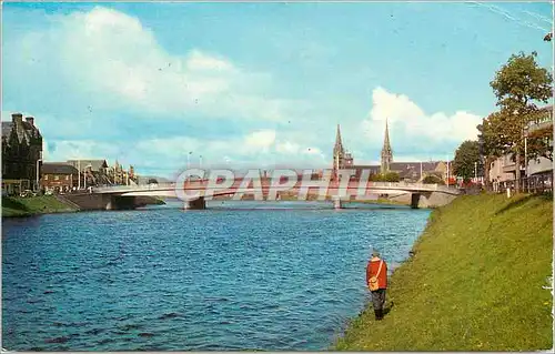 Cartes postales moderne River Ness From the Castle Inverness