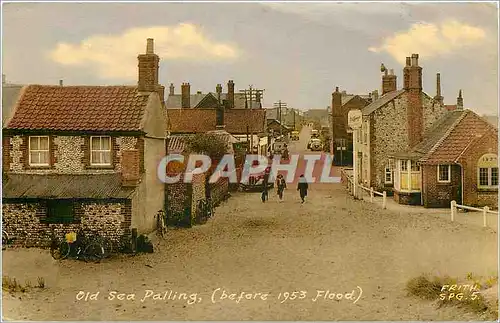 Moderne Karte Old Sea Palling (Before 1953 Flood)