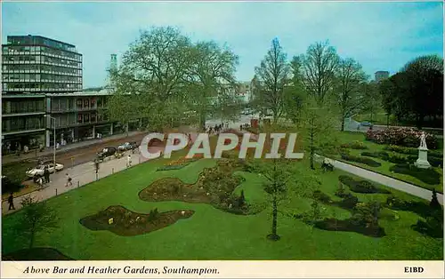 Cartes postales moderne Above Bar and Heather Gardens Southmpton