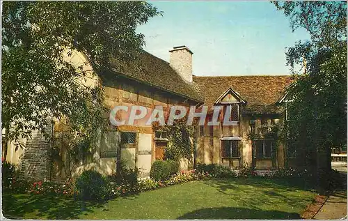 Moderne Karte Shakespeare's Birthplace from the Garden Stratford-upon-Avon