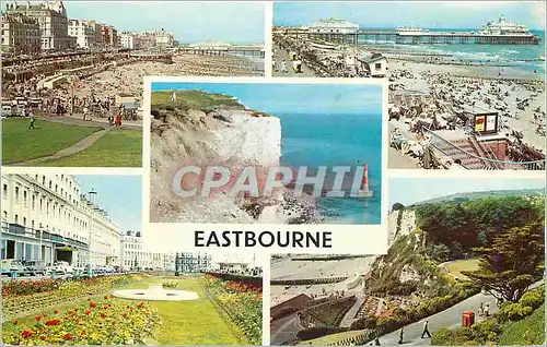 Cartes postales moderne Eastbourne Beach and Parade