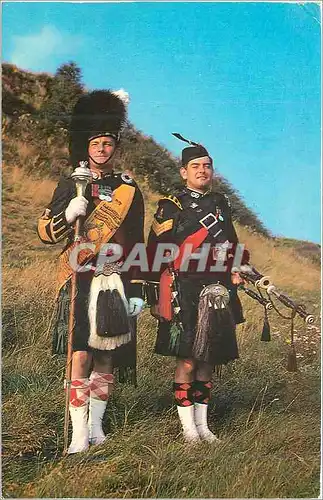 Moderne Karte Drum Major and Piper Argyll and Sutherland Highlanders