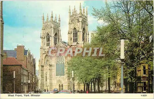 Cartes postales moderne West Front York Minster