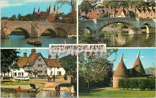 Cartes postales moderne Picturesque Kent East Fairleigh Aylesford Eynesford Oast Houses