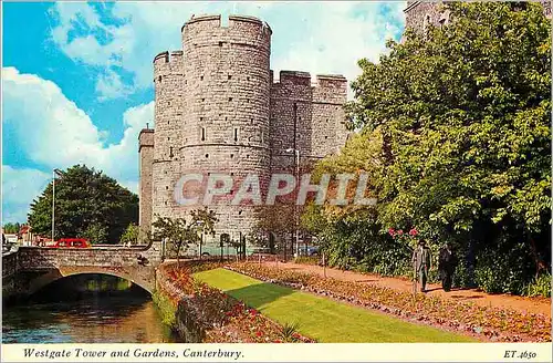 Cartes postales moderne Canterbury Westgate Tower and Gardens