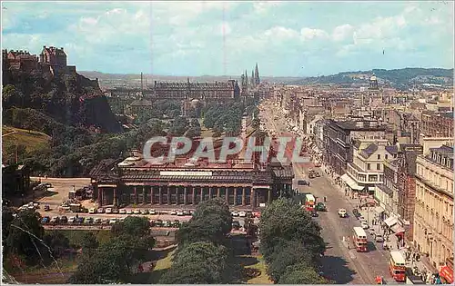 Moderne Karte Edinburgh Princes Street