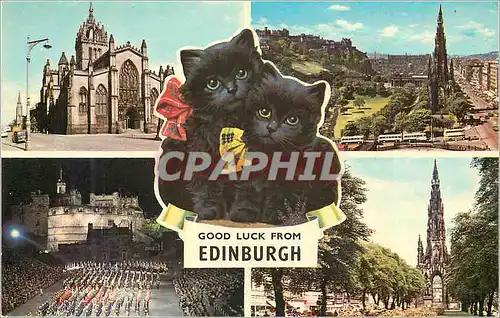 Cartes postales moderne Edinburgh St Giles Cathedral Chats