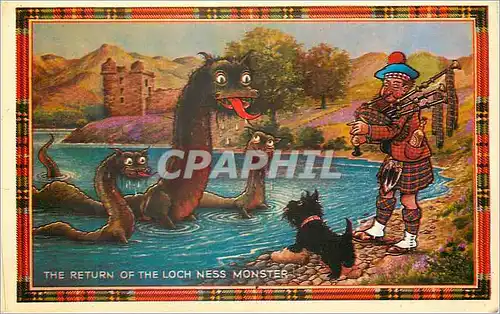Cartes postales moderne Edinburgh The Return of the Loch Ness Monster