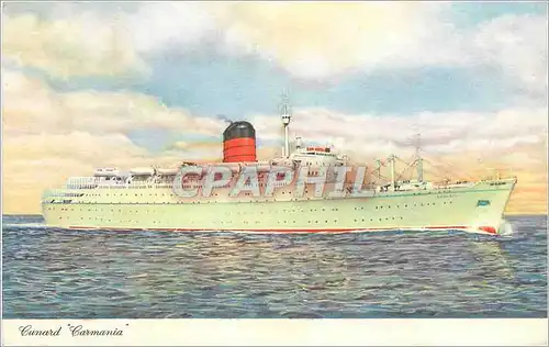 Cartes postales moderne Cunard Carmania Paquebot