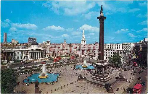 Moderne Karte Trafalgar Square & Nelson's Column London
