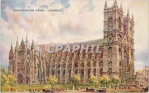 Moderne Karte Westminster Abbey London