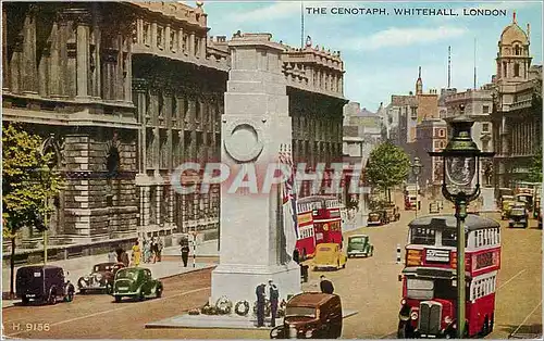 Moderne Karte The Cenotaph Whitehall London Autobus