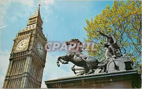 Moderne Karte Big Ben and Boadicea Statue London