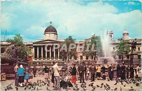 Moderne Karte Trafalgar Square and National Gallery London