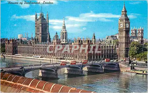 Moderne Karte Houses of Parliament London