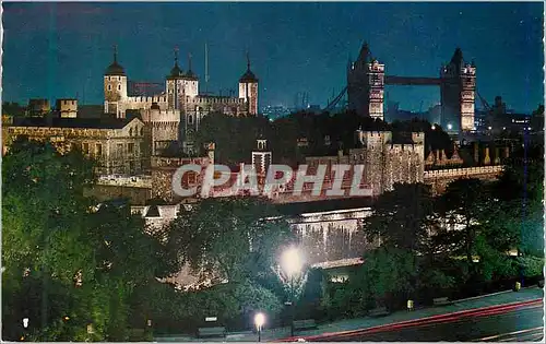 Moderne Karte The tower at night London