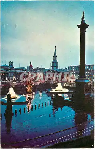 Cartes postales moderne Trafalgar Square by night London