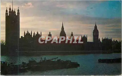 Moderne Karte Sunrise over Houses of Parliament London