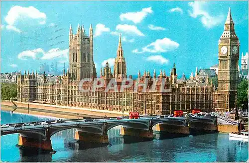 Moderne Karte Big Ben Houses of Parliament London