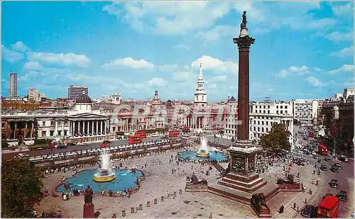 Moderne Karte Trafalgar Square Nelsons Column London