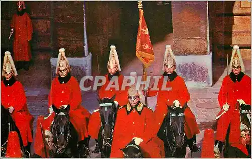 Moderne Karte Changing the guard The Life Guards Militaria