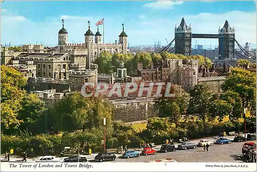 Cartes postales moderne The Tower of London and Tower Bridge