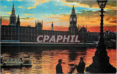 Cartes postales moderne Sunset on the River Thames