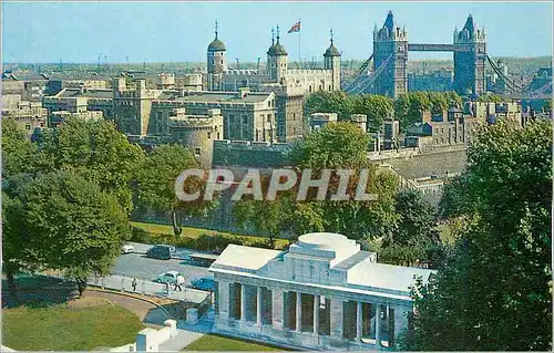 Cartes postales moderne The Tower and Tower Bridge London