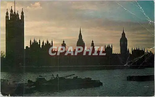 Cartes postales moderne Sunrise over Houses of Parliament London