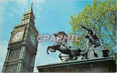 Cartes postales moderne Big Ben and Boadicea Statue London