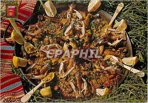 Cartes postales moderne Valencis Paella Valenciana