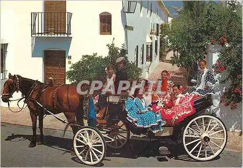 Moderne Karte Costa del Sol Fuengirola Jour de Fete